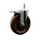 Service Caster 6 High Temp Phenolic Wheel Swivel 7/16'' Stem Caster Total Lock Brake SCC-GRTTL20S615-PHRHT-716138 - alternate 1